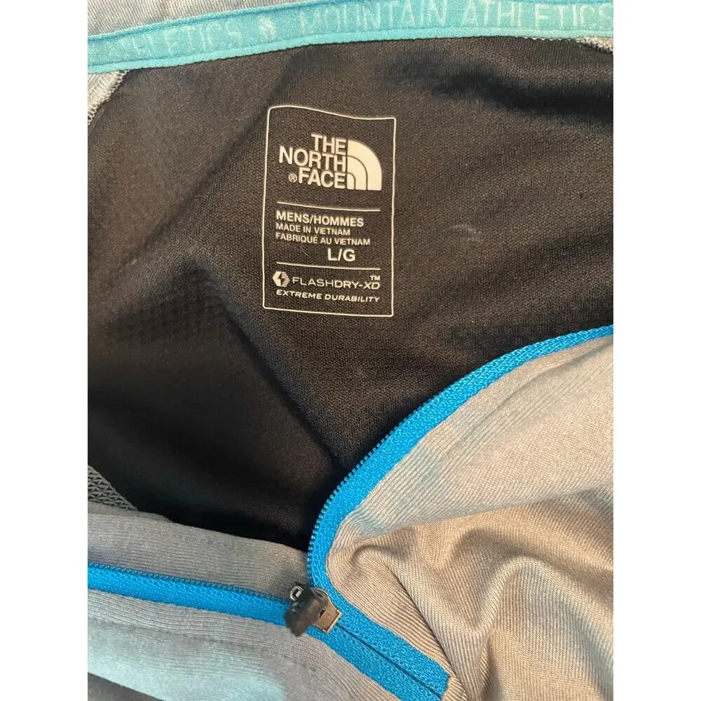 The north face 1/4 zip flash dry pullover mens large